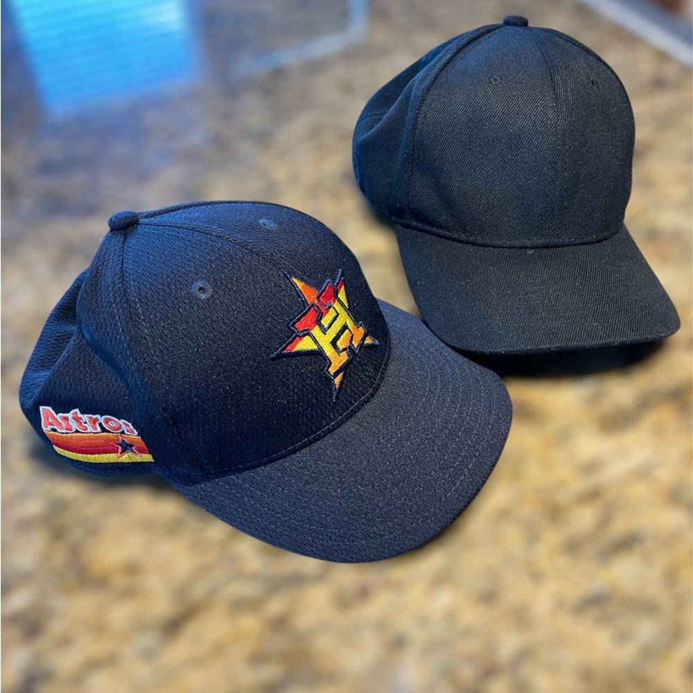 New Era Houston Astros Black and Blue Hat Stylish Baseball Cap